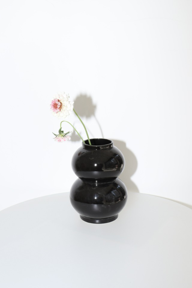 jar vase(black)