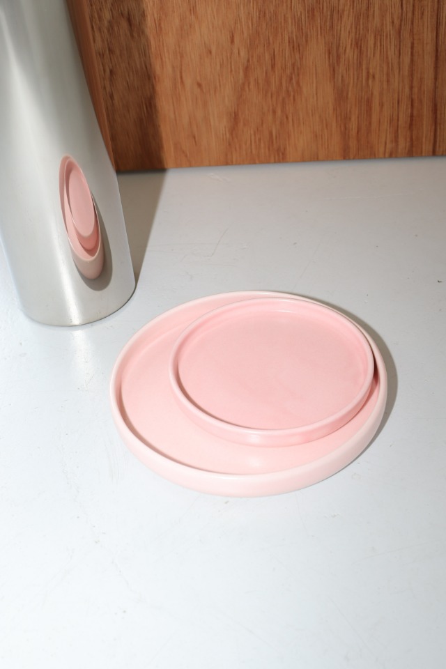 circle plate(pink)