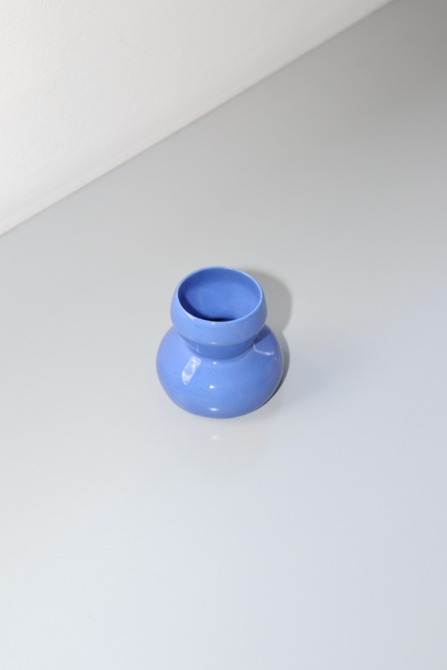 round candleholder(blue)