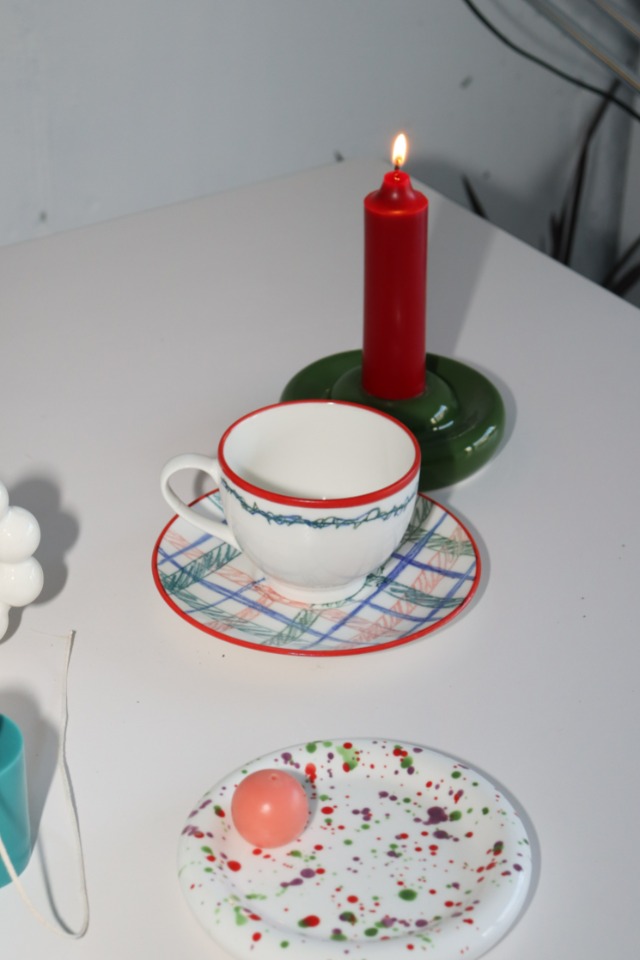 [20세트 한정]christmas mug/saucer