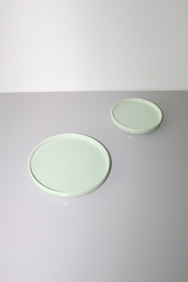 circle plate(mint)