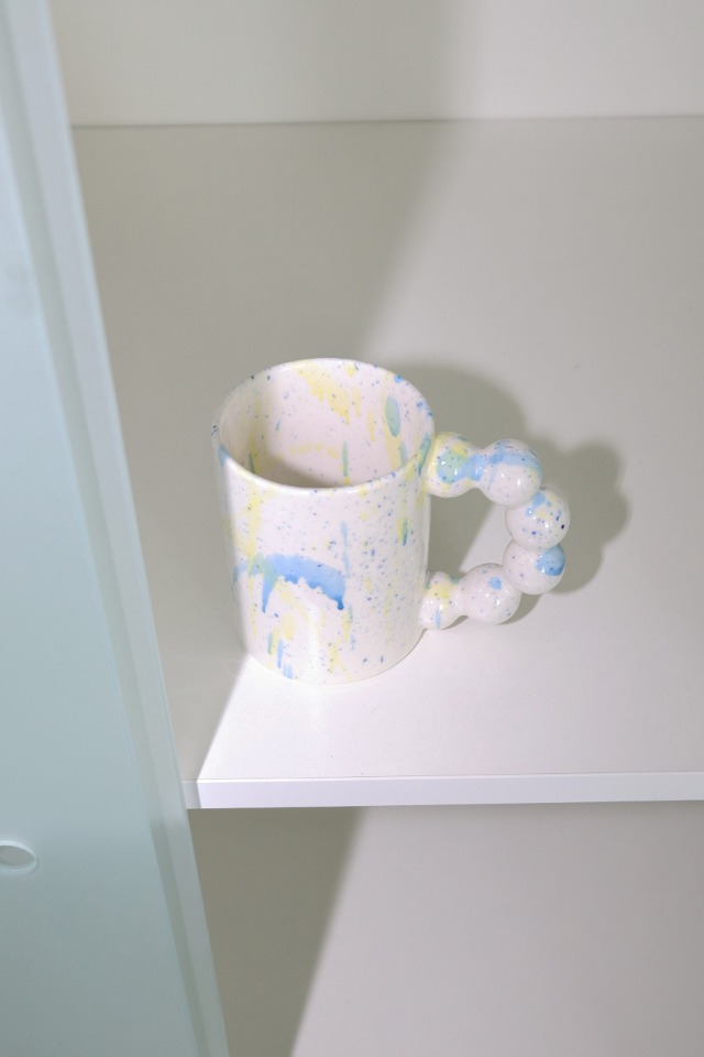 beads arch mug(blue wave)