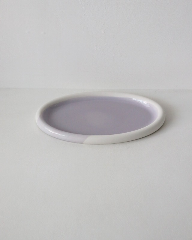 ring oval plate(light violet)