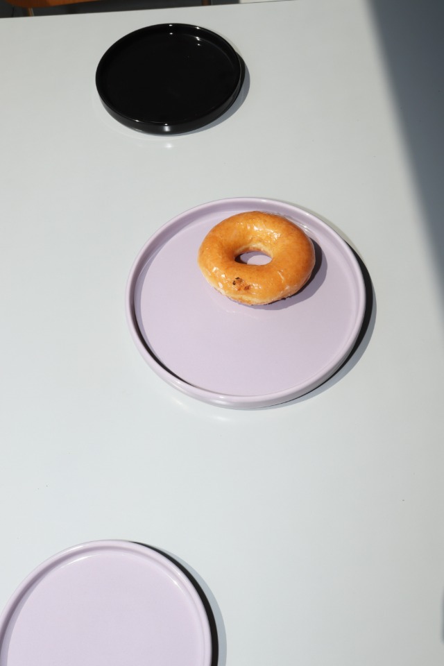 circle plate(violet)