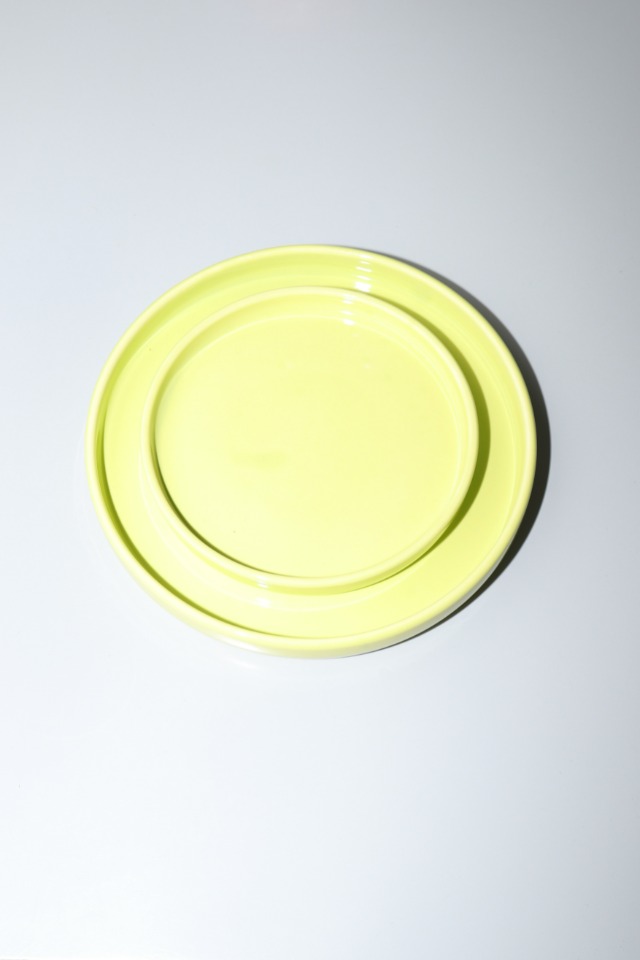 circle plate(lime)