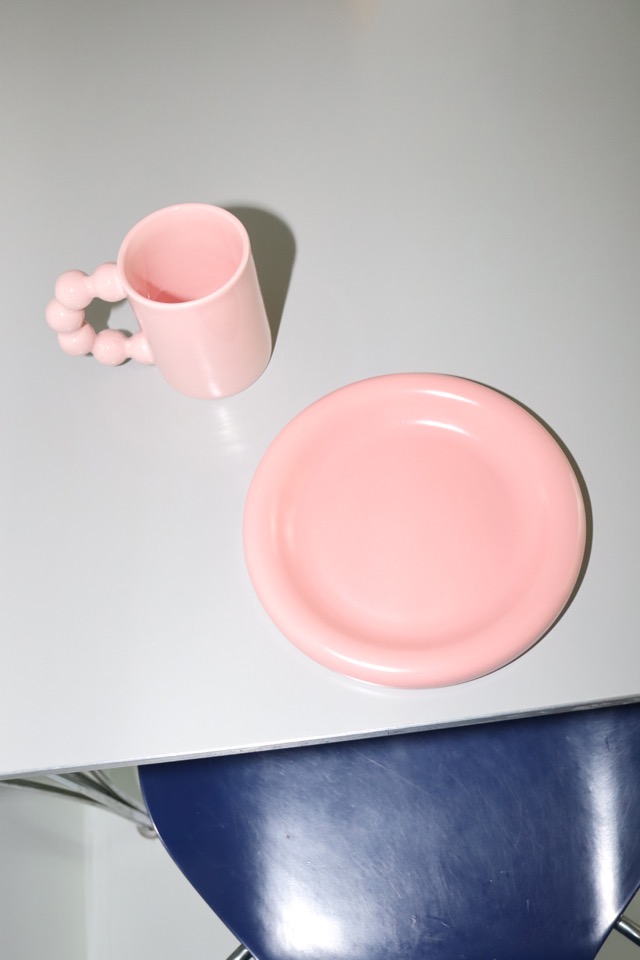 ARCH MUG(pink)/RING PLATE(pink) [SET]