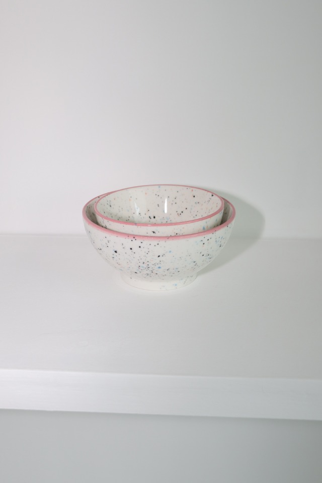 pink line rice&amp;soup bowl